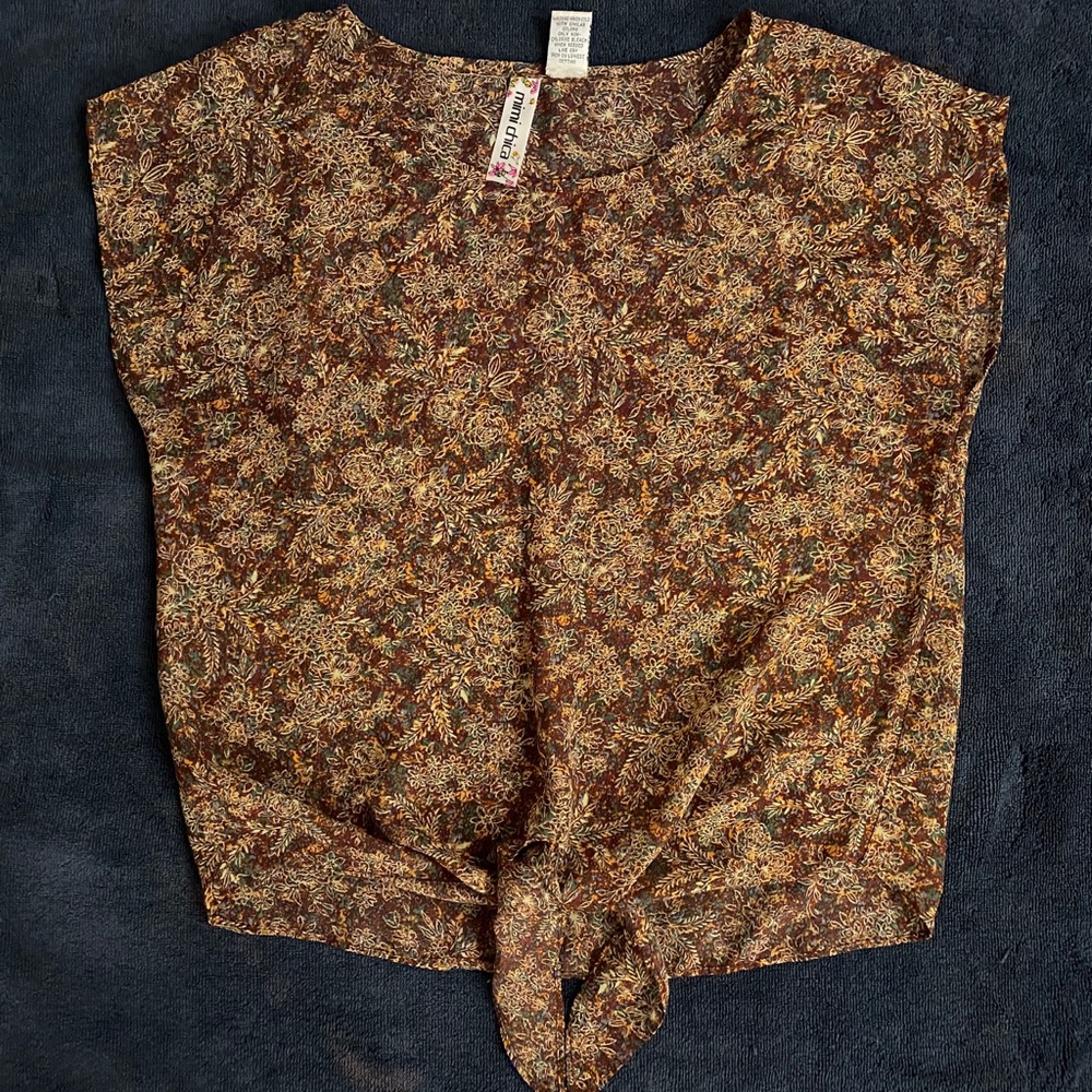 mimi chica short sleeve top